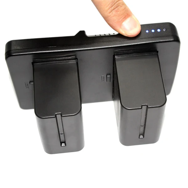 Secure Maxbell Np-F970 to V Mount Battery Converter Adapter Plastic for Field Monitor Responsible