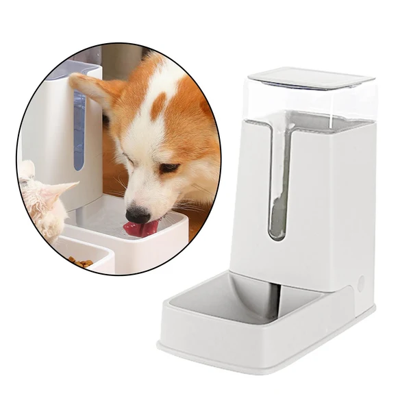 Relaxed Maxbell Pet Automatic Feeder Cat Dispenser Container for Cat Water Feeder White Trusted