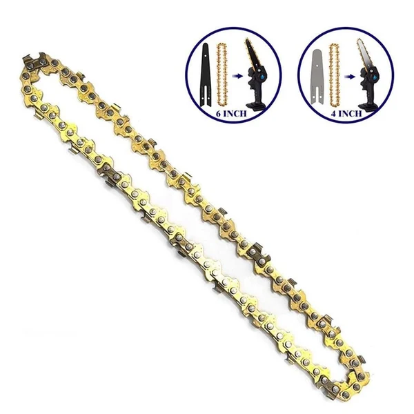 Lightweight Maxbell Chainsaw Chain Saw Mill Chain Gardening Tool Power Tool Saw Chain 34.5cm Natural