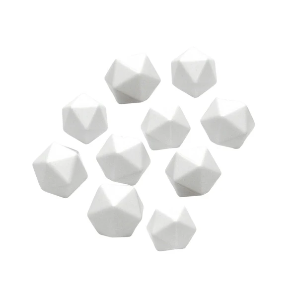 Prestigious Maxbell Acrylic Blank Polyhedral Dices Game Dices for Party Supplies DIY Sticker Authentic