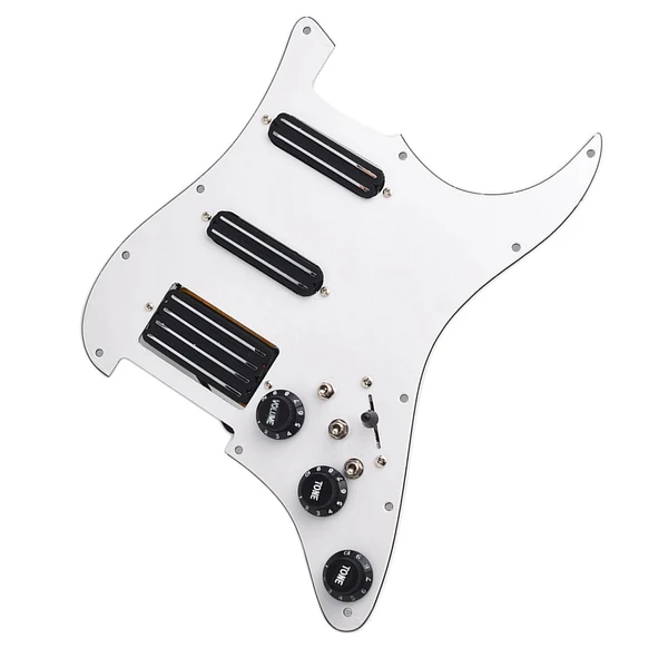 Excellent Maxbell Loaded Electric Guitar Pickguard Circuit Assembly for Guitar Professional
