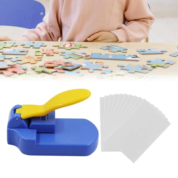 Breathable Maxbell Puzzle Making Machine for Children Plastic Paper Cutting Tool Maker Blue Advanced