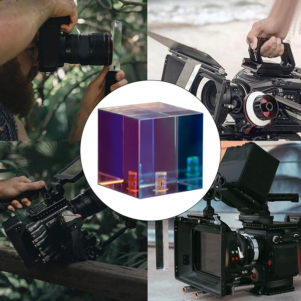 Luxury Maxbell Crystal Photography 1 4 Screw Glass Block for accessories Square First-Class