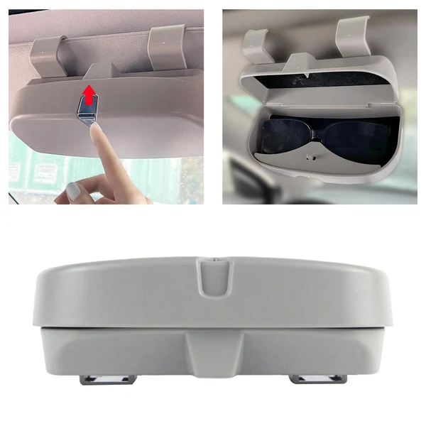 Efficient Maxbell Car Glasses Holder Clip Fit for Tesla Model 3 Y All Car Car Sun Visor Gray Powerful