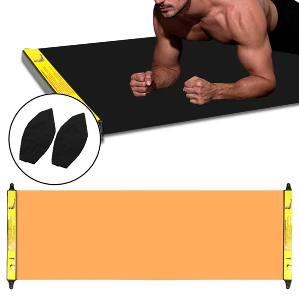 Fine Crafted Maxbell Slide Board Home Gym Equipment for Balance Cardio Exercis Orang 50x180cm Recyclable