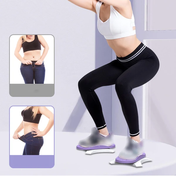 Practical Maxbell Twist Waist Disc Boarding for Aerobic Exercise Purple Quality