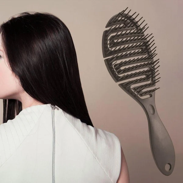 Selected Maxbell Hair Brush S Shape Durable Massage Styling Tool for Wet Hair Dry Hair Men Black World-Class