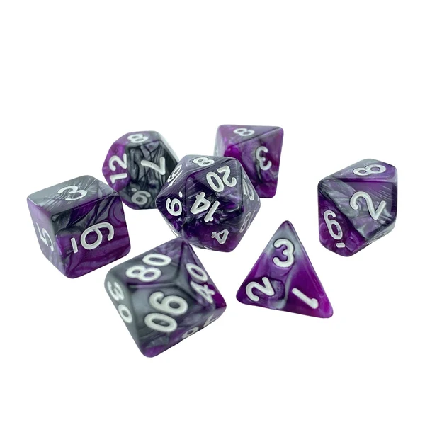 Trendy Maxbell Acrylic Dices D20 D10 D4 Dices Game Board Game Purple Next-Generation