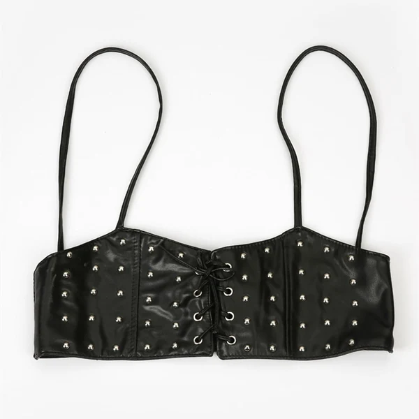 Exceptional Maxbell Women Waist Belt Elastic Underbust Corset Ladies PU Leather Wide Cincher Style P Versatile
