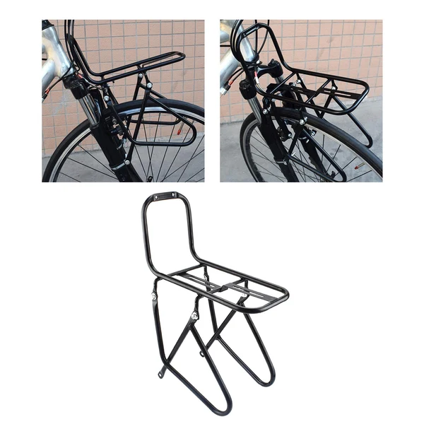 Traditional Maxbell Bike Front Rack Bicycle Carrier Practical Basket Holder for Mountain Bikes Premium Material