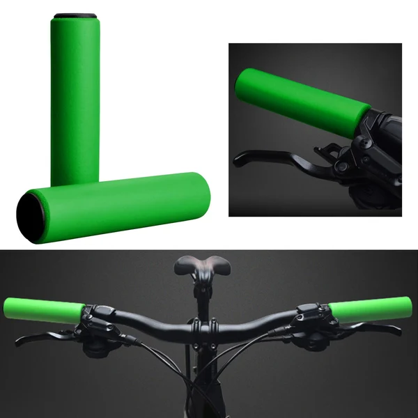 Expertly Made Maxbell MTB Bicycle Handle Grips High Density Foam Silicone Shock Absorption Green Trusted