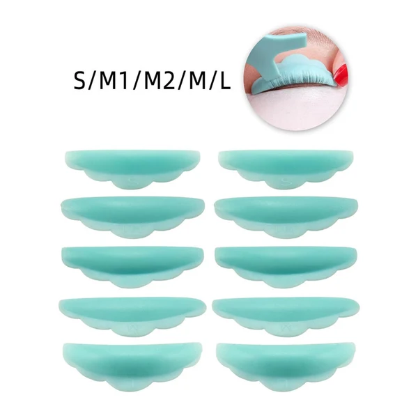 Official Maxbell Reusable Eyelash Lift Pads Perm Rods Soft Silicone DIY Beauty Makeup Durable
