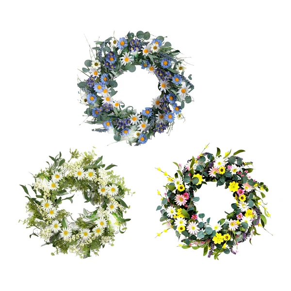 Secure Maxbell Floral Wreath Hanging Garland Flower Wreath for Party Photo Props Purple Relaxed