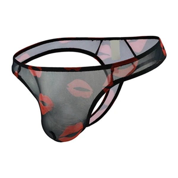 Functional Maxbell Mens Panties Breathable Elastic G String Mesh Pouch Quick Drying Summer Solid