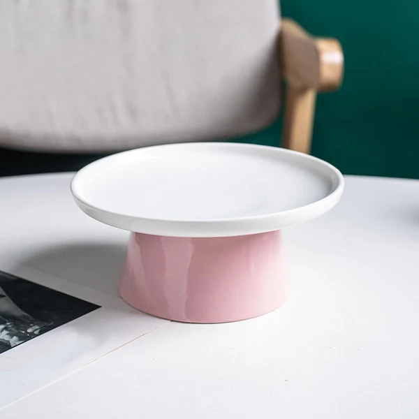 Premium Material Maxbell Cupcake Base High Footed for Birthday Cake Pastry Candy Cupcake pink Luxury