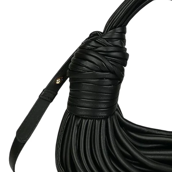 Lightweight Maxbell Unique Shoulder Bag Stylish PU Adjustable Strap for Girls Ladies Women Black Top-Quality
