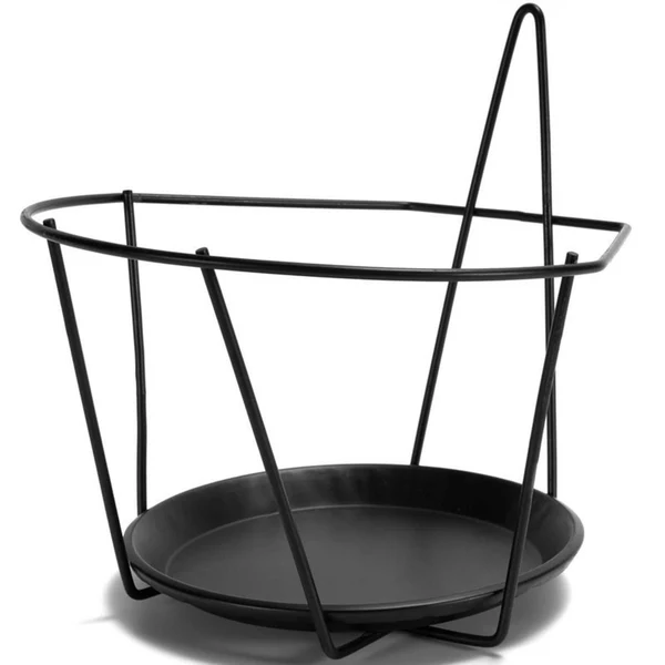 Pure Maxbell 3 Pieces Flower Pot Holder Planter Shelf Hanging Basket Plant Rack for Fence Small Efficient