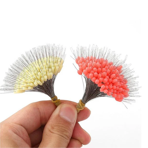 Healthy Maxbell 300x Fishing Bobber Stoppers Cylinder Shape Silicone Connector for Rigging M Modern