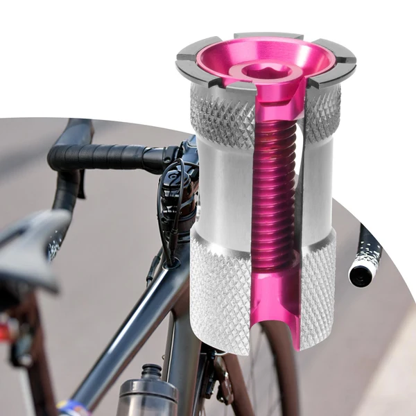 Reliable Maxbell Bike Headset Expander Front Fork Accs MTB BMX Spare Replace Repair 28.6mm Pink Organic