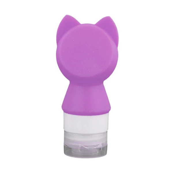 Practical Maxbell Travel Bottles Silicone Empty Portable Toiletry Bottle for Sunblock Shampoo Purple Excellent