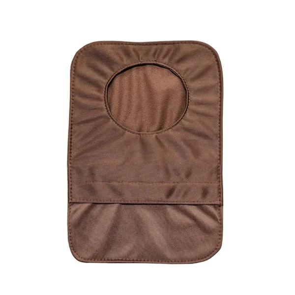 Healthy Maxbell Ostomy Bag Protection Cover Durable for Daily Workout Lightweight Supplies Dark Brown Easy-to-Use