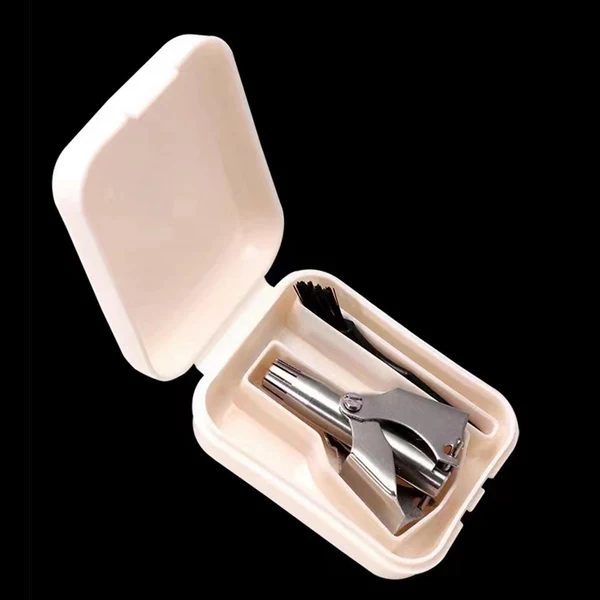 Natural Maxbell Portable Manual Nose Hair Trimmer Shaver Waterproof Tool for Office Travel Powerful