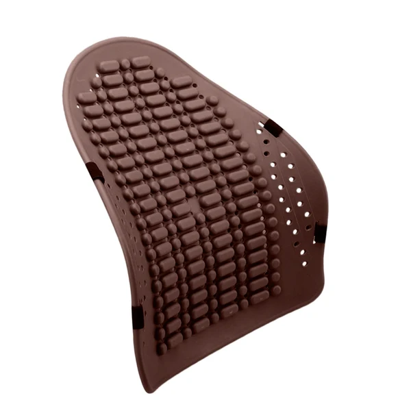 Maxbell Comfortable Car Back Cushion Adjustable for Office Chairs Car Seat recliner Coffee Style A Smooth