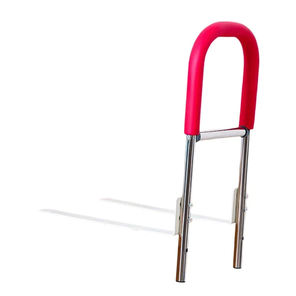 Original Design Maxbell Bed Assist Rail Bed Safety Handrail Bed Support Bar for Elderly Handicaps Pink Sophisticated
