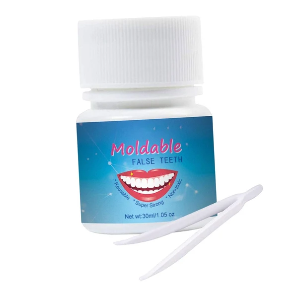 Healthy Maxbell Temporary Tooth Repair Set Replace 30ml Teeth Gaps for Fix The Missing Tooth Professional