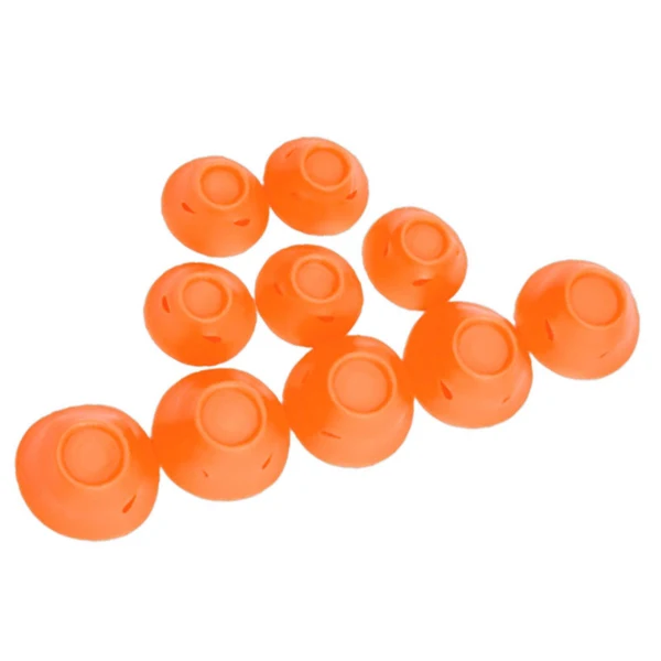 Optimized Maxbell 10 Pieces Silicone Hair Rollers Curling Rods Headband Gift Household Durable Orange Dependable