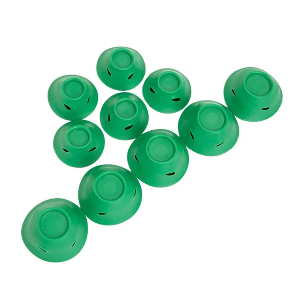 Next-Generation Maxbell 10 Pieces Silicone Hair Rollers Curling Rods Headband Gift Household Durable Green Minimalist