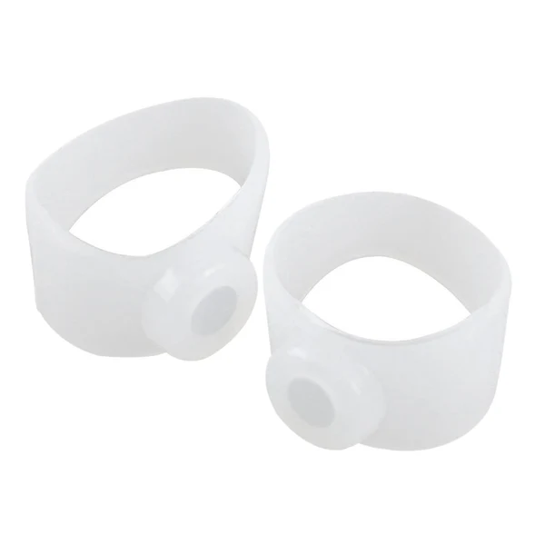Certified Maxbell 1 Pair Silicone Magnetic Toe Rings Soft Reduce Body Fat High Elastic Verified