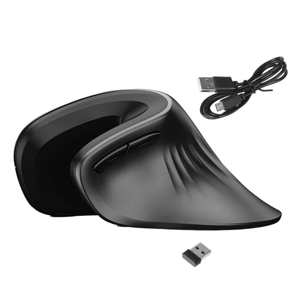 Innovative Maxbell Vertical Mouse Ergonomic 4 Adjustable DPI 6 Buttons for Laptop PC Notebook 2.4G Rechargeable Luxury