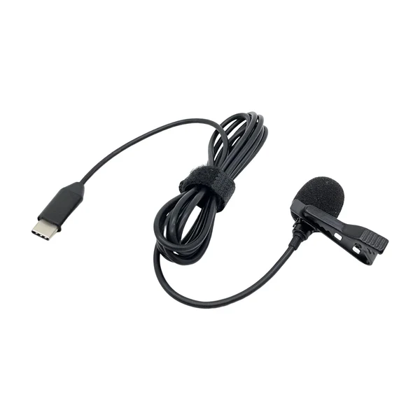 Professional Maxbell Lavalier Microphone Noise Reduction clip on Mic for Zoom Live Stream Youtube Casual
