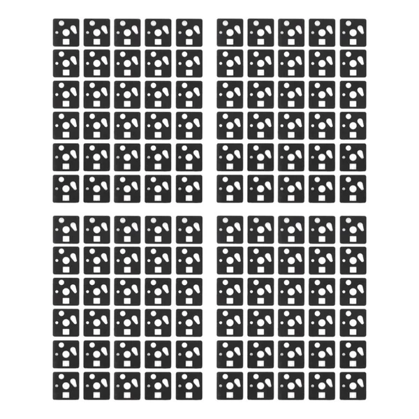 Responsible Maxbell 120 Pieces Keyboard Switch Pads Parts Universal for Hot Swappable Keyboard Style B PE Original