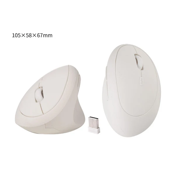 High-Performance Maxbell Vertical Gaming Mouse Gaming Gamer Mouse Wireless for Games Computer Esports white Effective