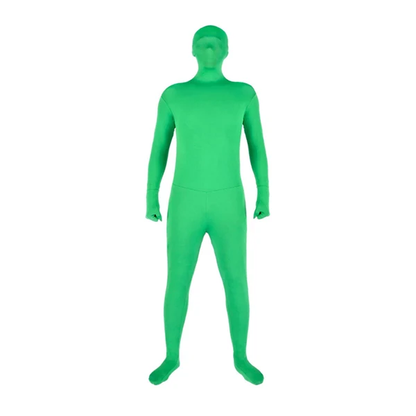 Environmentally Friendly Maxbell Green Screen Bodysuit Full Body Greenman Suit for Photography Photo Film green 170cm Pure