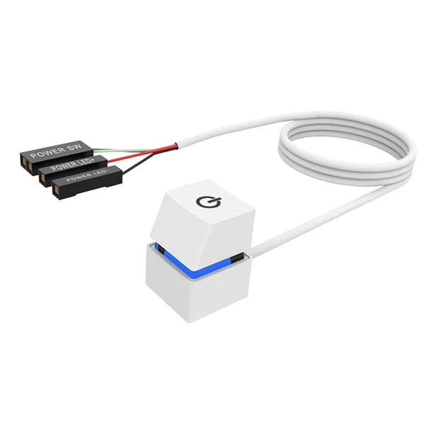 Refined Maxbell Remote Switches with Cables PC Motherboard Power Button for Desktop Computer D Solid
