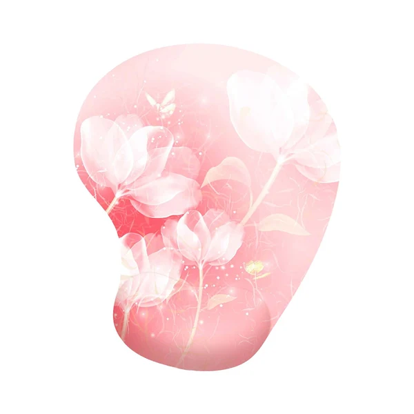 Healthy Maxbell Mouse Pad with Wrist Support Anti Slip Soft Comfortable for Home Office Pink Specialty