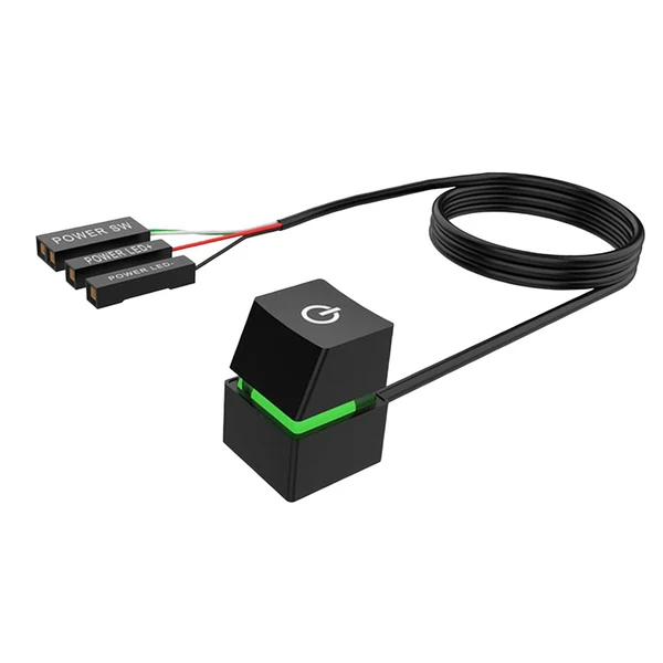 Safe Maxbell Remote Switches with Cables PC Motherboard Power Button for Desktop Computer C Elite