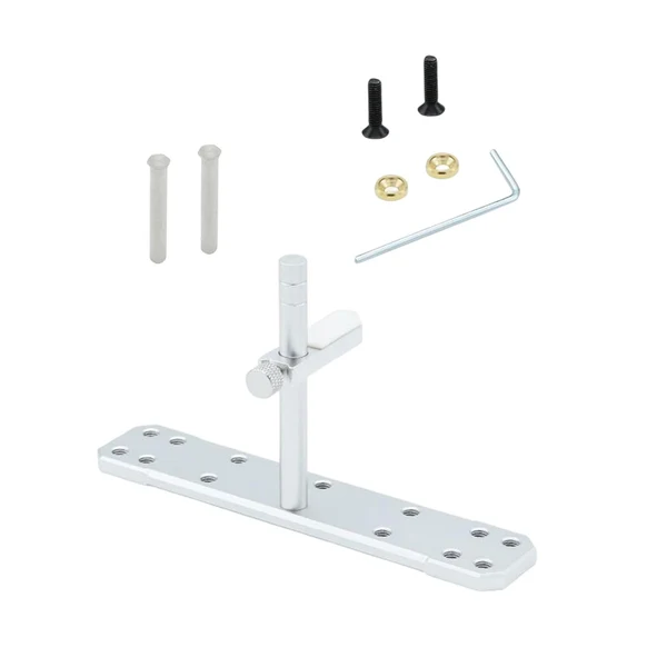 Certified Maxbell Graphics Card Support Lightweight Vertical Mount for Computer PC Desktop Single Silver Smooth