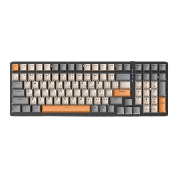 Fast Maxbell Russian Mechanical Keyboard Backlit 98 Allocation for PC Laptop Gamer Style F Fine Crafted