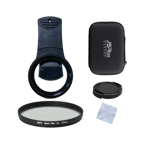 Safe Maxbell Portable 37mm Cellphone Camera Lens Filter Clip On Removable Attachment 1 4 Black Mist Original Design