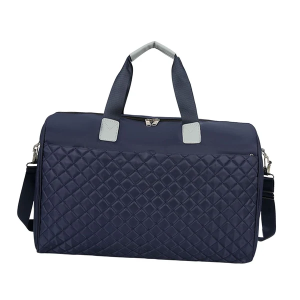 Trendy Maxbell Portable Travel Bag Multipurpose Luggage Storage Bag Women Fitness Bag Blue Recyclable