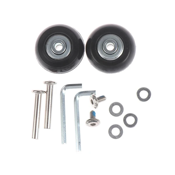 Excellent Maxbell 2Pcs Luggage Suitcase Wheels Strong Bearing Capacity Rubber 45mm Superior