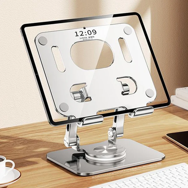 Healthy Maxbell Folding Tablet Stand Holder Notebook Holder Mount for 4.7-12inch for Reading Silver Next-Generation