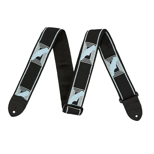 Smart Maxbell Guitar Strap Thickening Embroidered widening Polyester for Bass Acoustic blue black Original