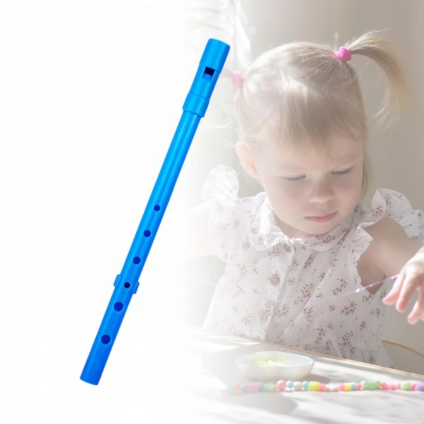 Relaxed Maxbell Portable Flute Whistling Instrument for Beginners 6 Hole for Kids blue Carefully Designed