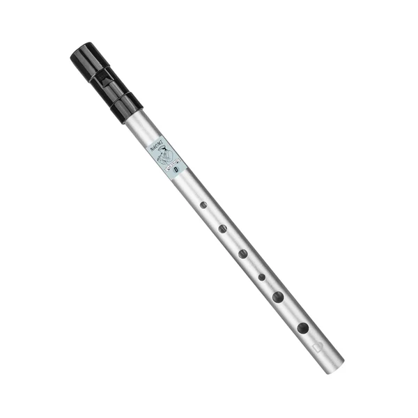 Premium Maxbell Portable Flute Whistling Music Instrument Tin Whistle for Beginners Kids 29cm Argent Environmentally Friendly