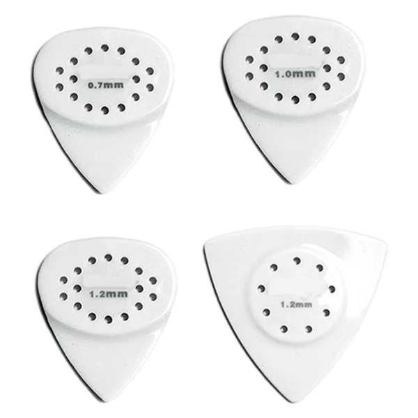 Consistent Maxbell 4 Pieces Guitar Pick Plectrums Thumb Finger Picks Lasting Durable for Parts Convenient